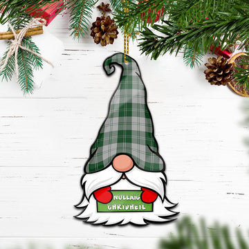 Erskine Green Gnome Christmas Ornament with His Tartan Christmas Hat