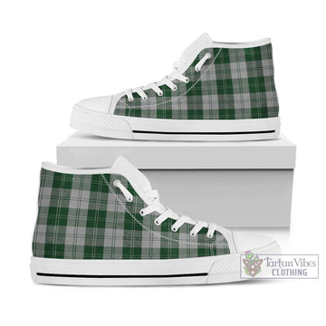 Erskine Green Tartan High Top Shoes