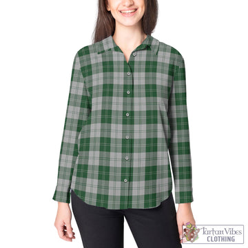 Erskine Green Tartan Women's Casual Shirt