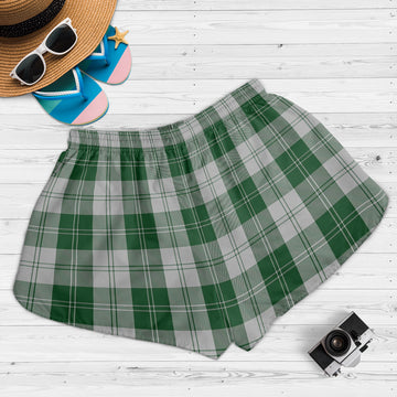 Erskine Green Tartan Womens Shorts