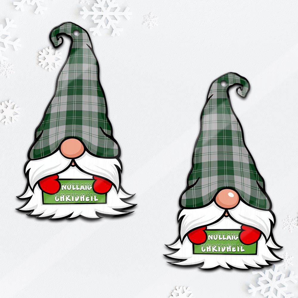 Erskine Green Gnome Christmas Ornament with His Tartan Christmas Hat - Tartan Vibes Clothing