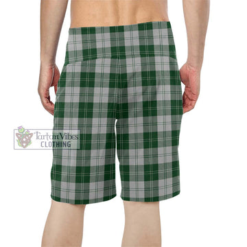 Erskine Green Tartan Men's Board Shorts