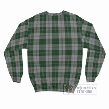 Erskine Green Tartan Sweatshirt with Family Crest DNA In Me Style