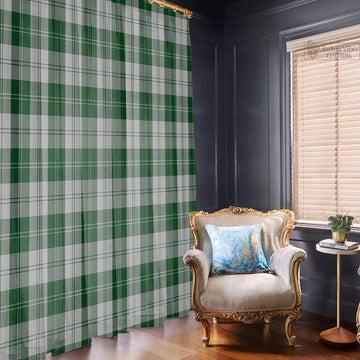 Erskine Green Tartan Window Curtain