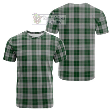 Erskine Green Tartan Cotton T-Shirt