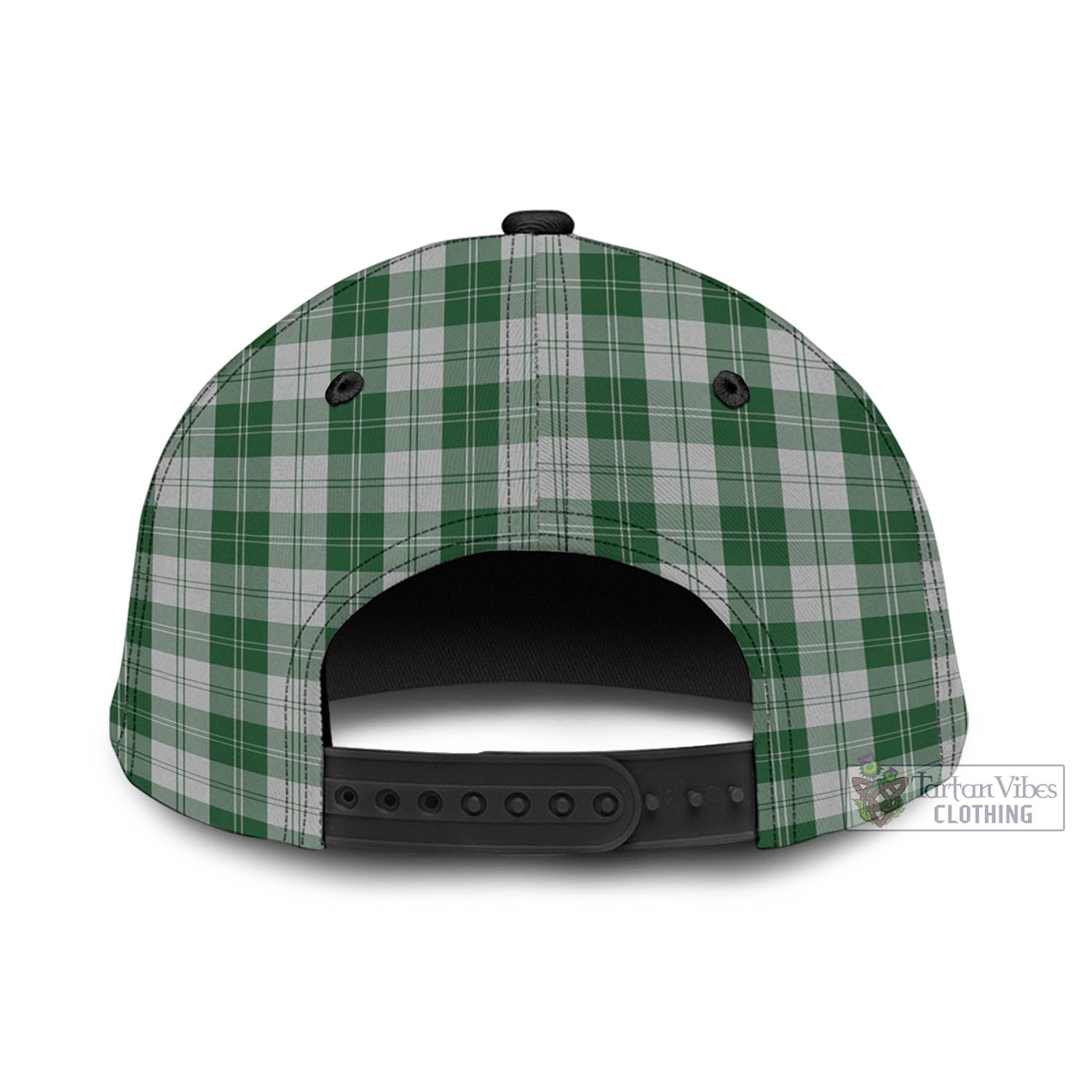 Tartan Vibes Clothing Erskine Green Tartan Classic Cap with Family Crest In Me Style