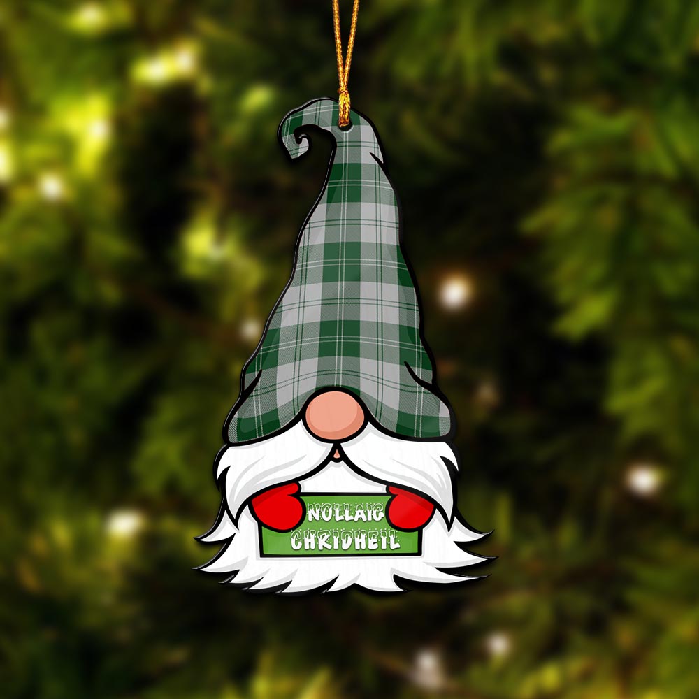 Erskine Green Gnome Christmas Ornament with His Tartan Christmas Hat - Tartan Vibes Clothing