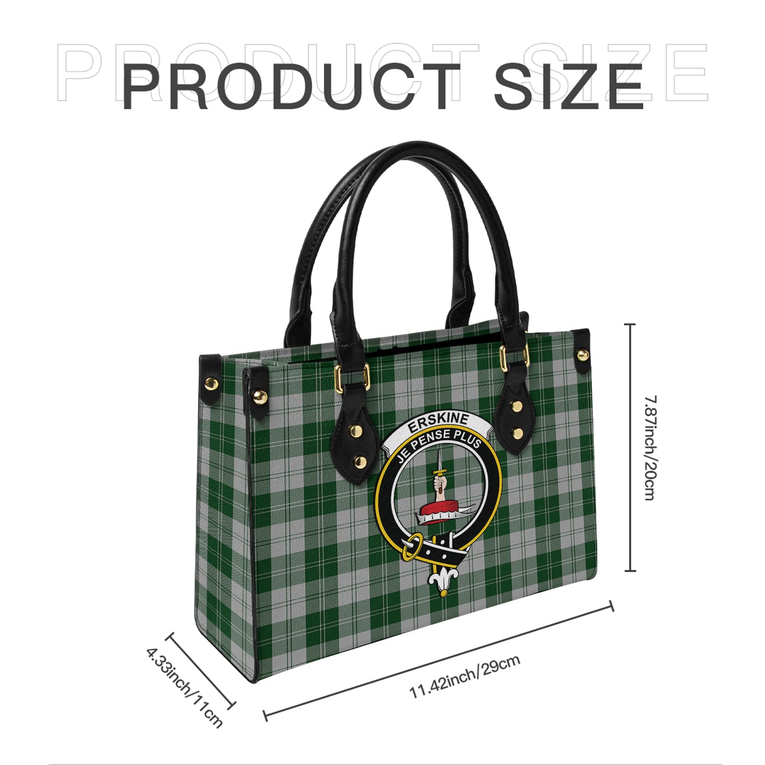 erskine-green-tartan-leather-bag-with-family-crest