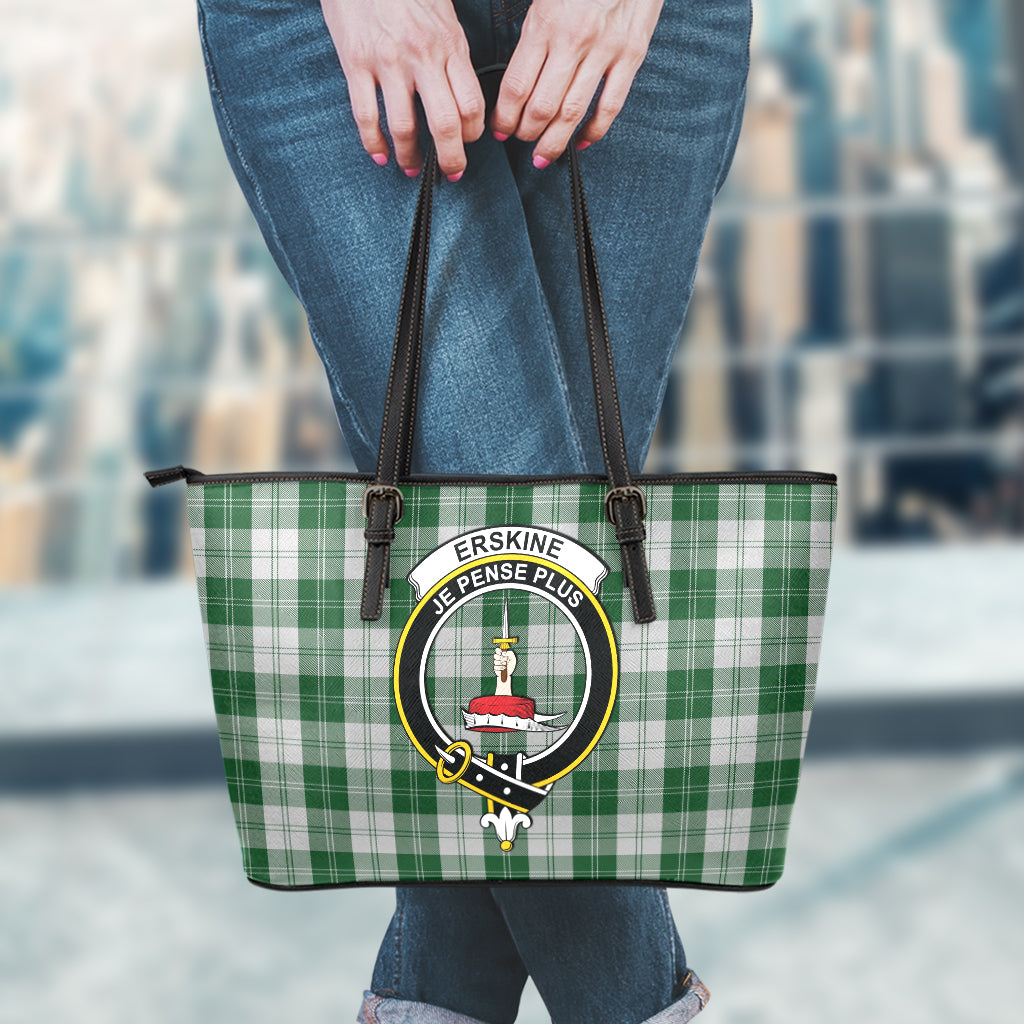 erskine-green-tartan-leather-tote-bag-with-family-crest