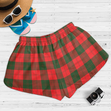 Erskine Modern Tartan Womens Shorts with Family Crest