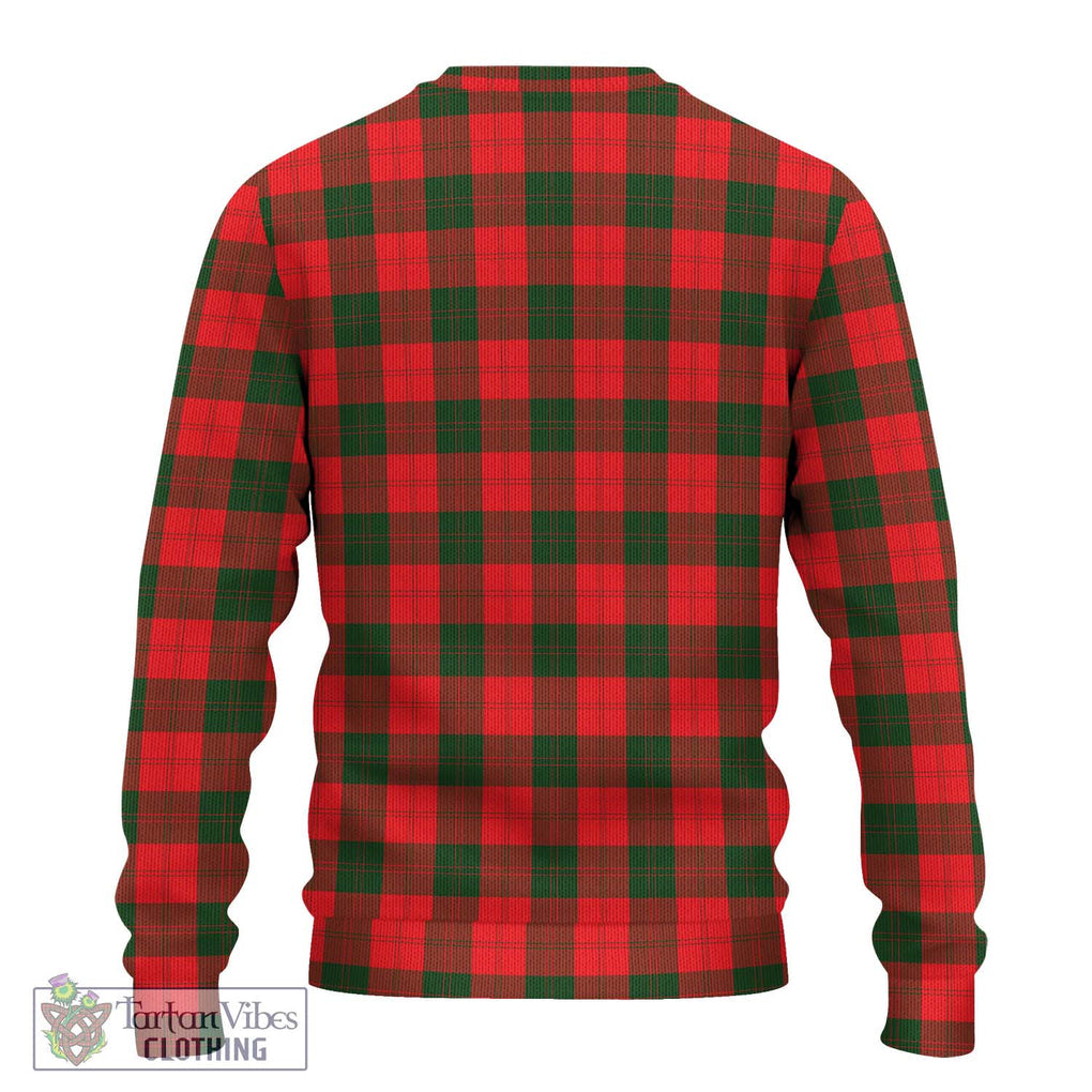 Erskine Modern Tartan Knitted Sweater with Family Crest DNA In Me Style - Tartanvibesclothing Shop