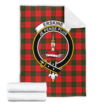 Erskine Modern Tartan Blanket with Family Crest