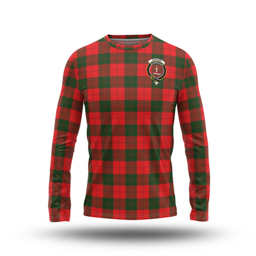 Erskine Modern Tartan Long Sleeve T-Shirt with Family Crest