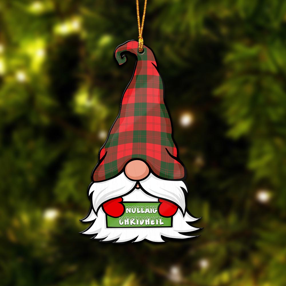 Erskine Modern Gnome Christmas Ornament with His Tartan Christmas Hat - Tartan Vibes Clothing