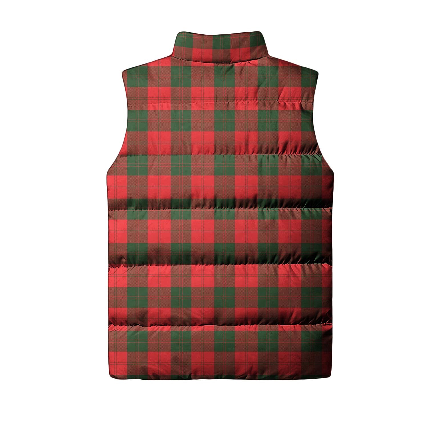 Erskine Modern Tartan Sleeveless Puffer Jacket with Family Crest - Tartanvibesclothing