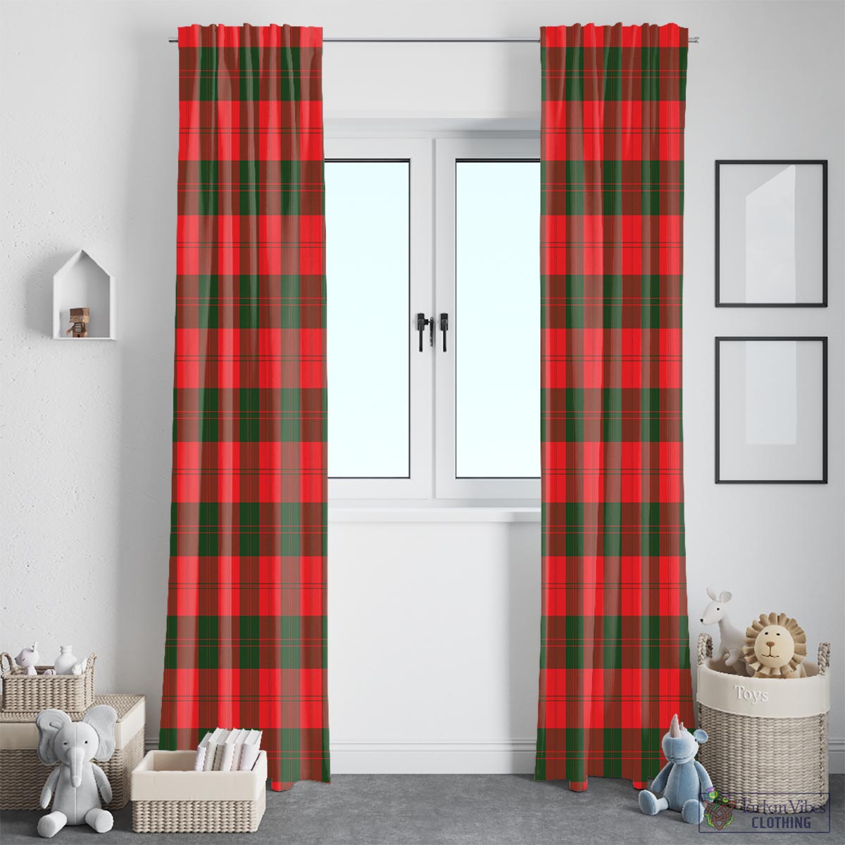 Erskine Modern Tartan Window Curtain