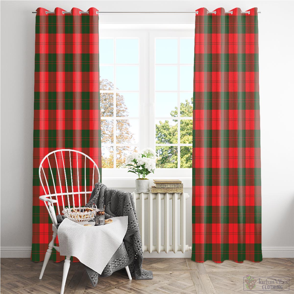 Erskine Modern Tartan Window Curtain