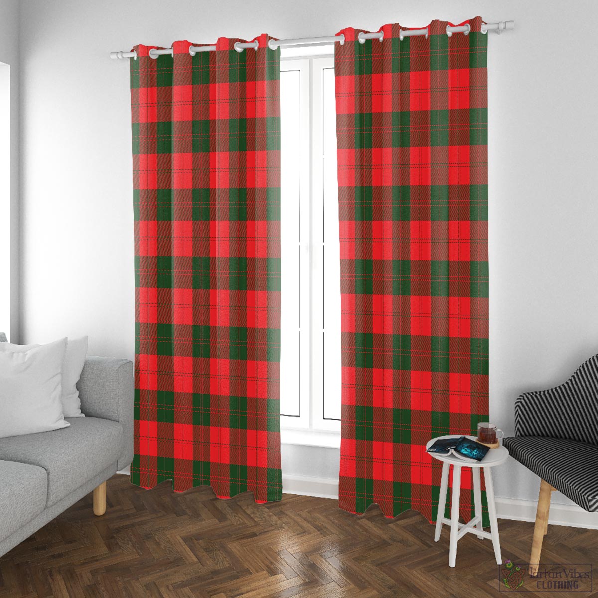 Erskine Modern Tartan Window Curtain