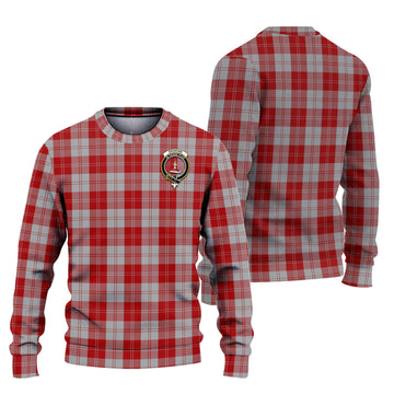 Erskine Red Tartan Ugly Sweater with Family Crest