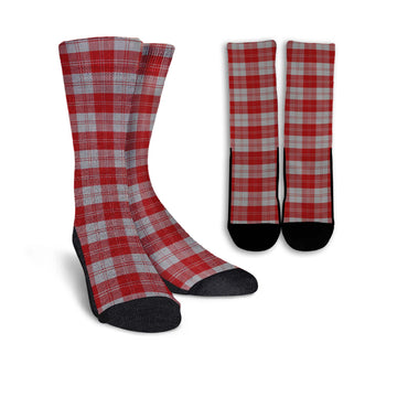 Erskine Red Tartan Crew Socks