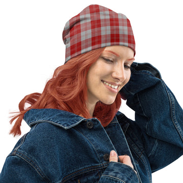 Erskine Red Tartan Beanies Hat