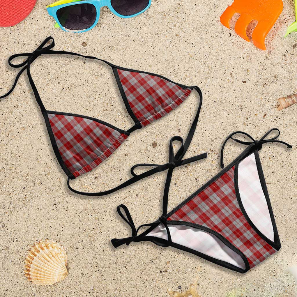 Erskine Red Tartan Bikini Swimsuit - Tartan Vibes Clothing