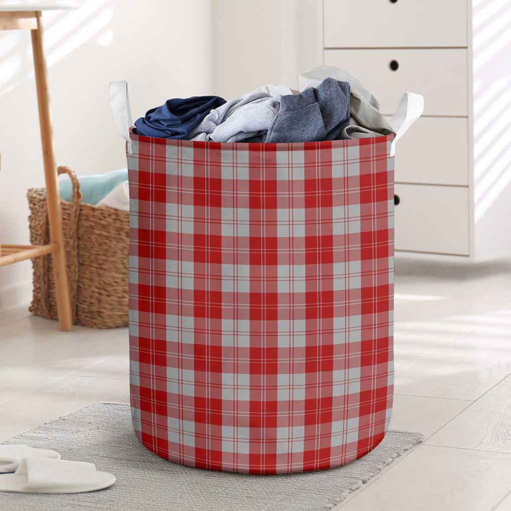 Erskine Red Tartan Laundry Basket One Size - Tartanvibesclothing Shop