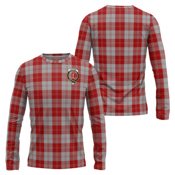 Erskine Red Tartan Long Sleeve T-Shirt with Family Crest