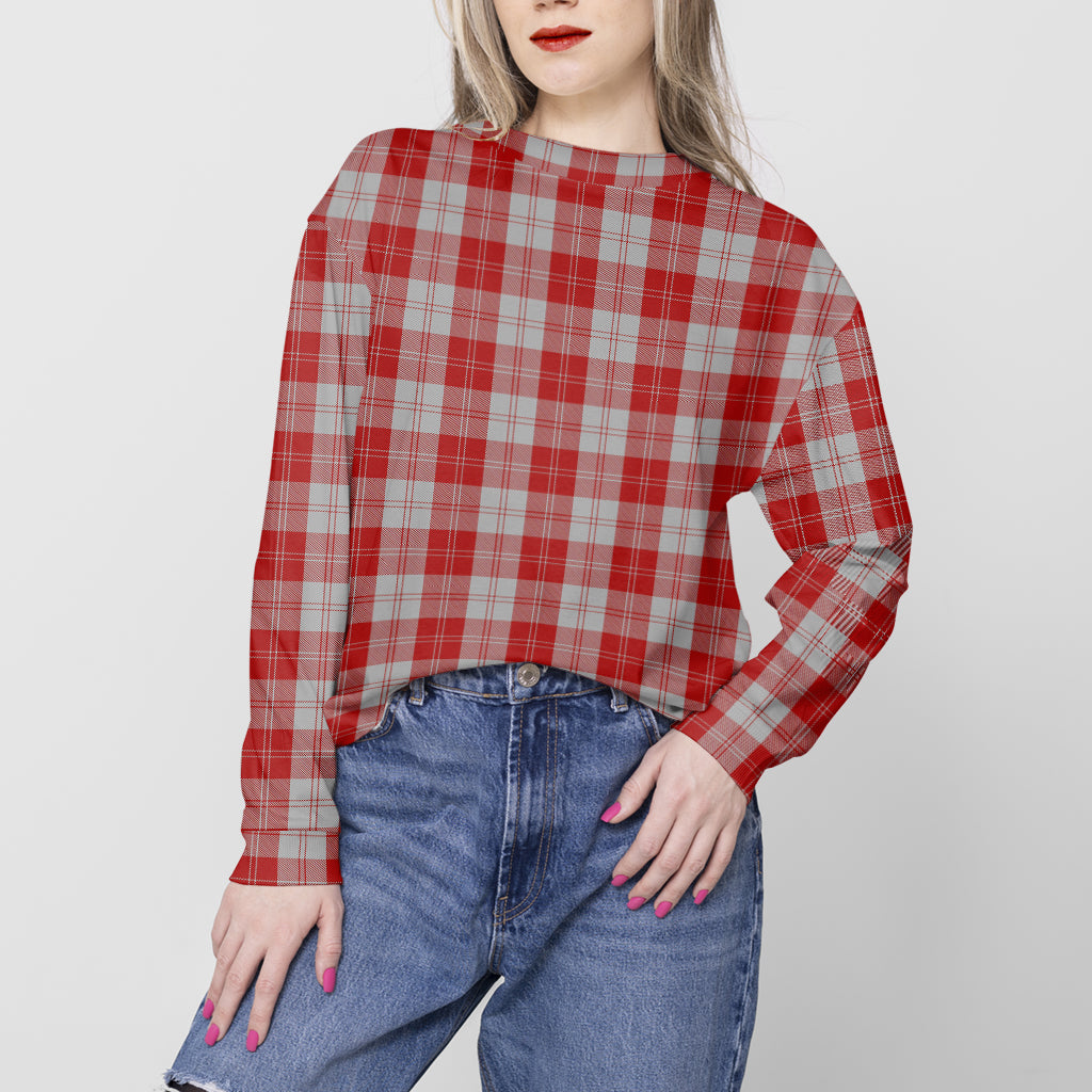 Erskine Red Tartan Sweatshirt Unisex - Tartan Vibes Clothing