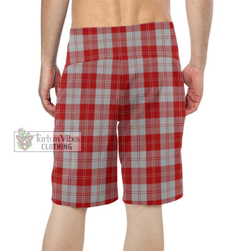 Erskine Red Tartan Men's Board Shorts