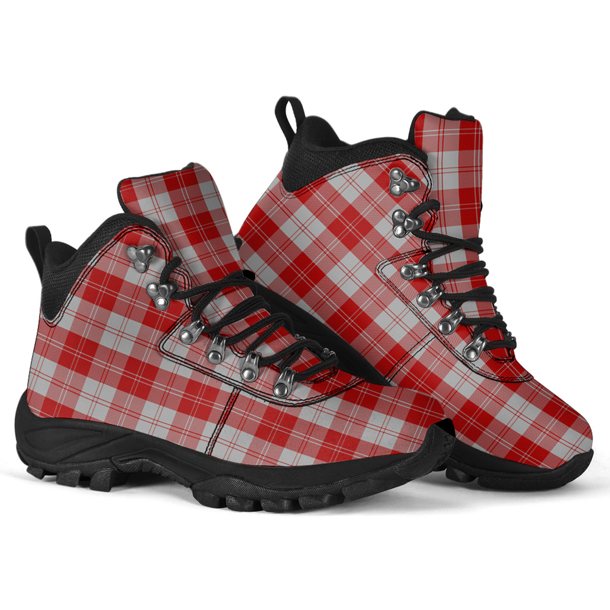 Erskine Red Tartan Alpine Boots - Tartanvibesclothing