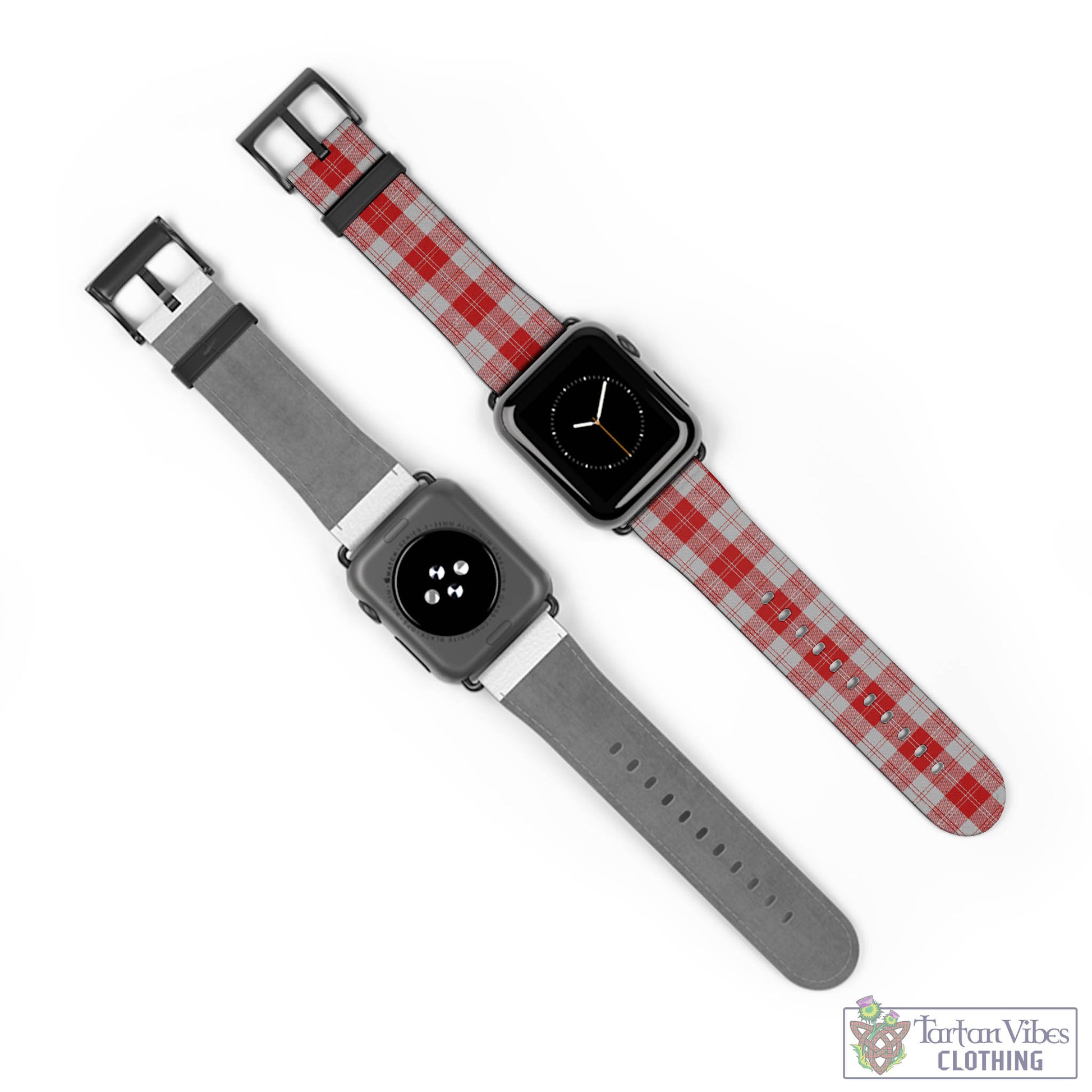 Tartan Vibes Clothing Erskine Red Tartan Watch Band