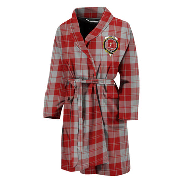 Erskine Red Tartan Bathrobe with Family Crest