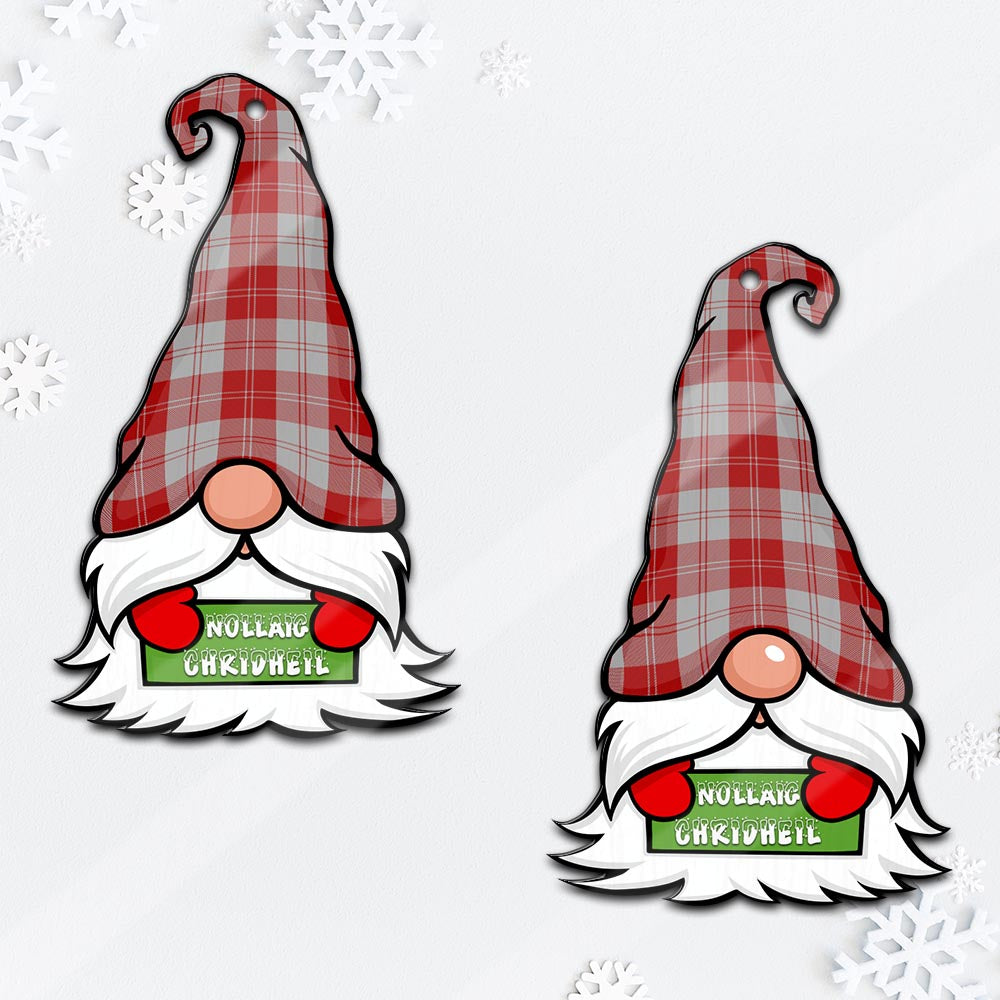 Erskine Red Gnome Christmas Ornament with His Tartan Christmas Hat - Tartan Vibes Clothing