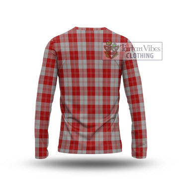 Erskine Red Tartan Long Sleeve T-Shirt with Family Crest DNA In Me Style