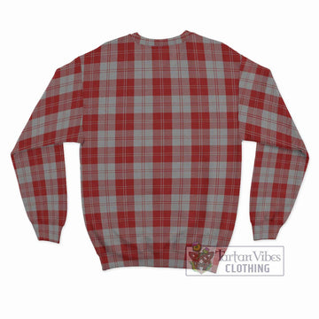 Erskine Red Tartan Sweatshirt with Family Crest DNA In Me Style