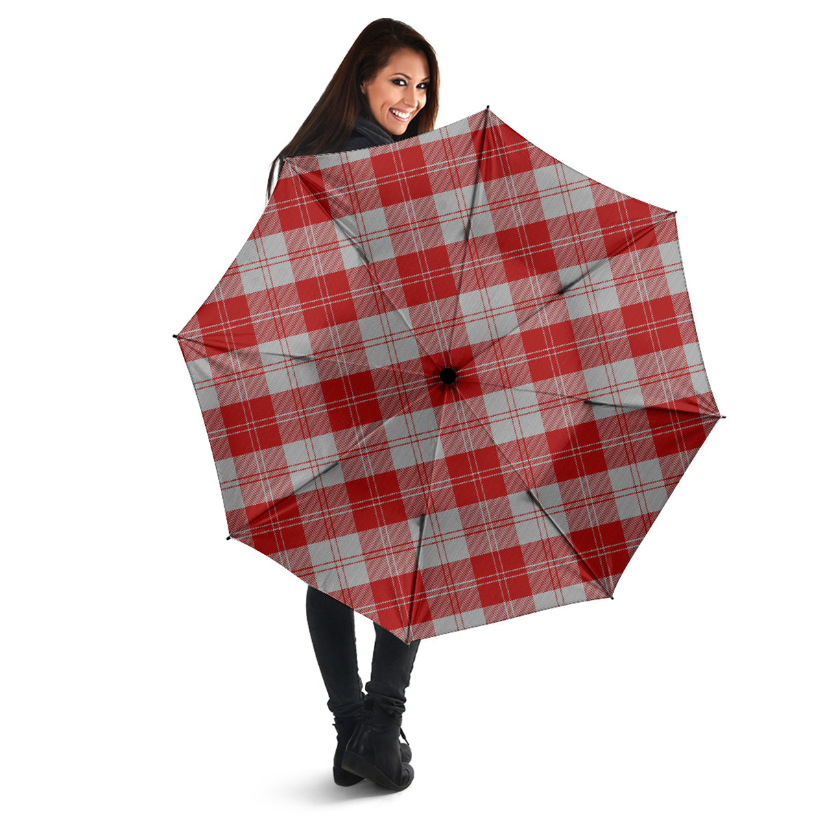 Erskine Red Tartan Umbrella - Tartanvibesclothing