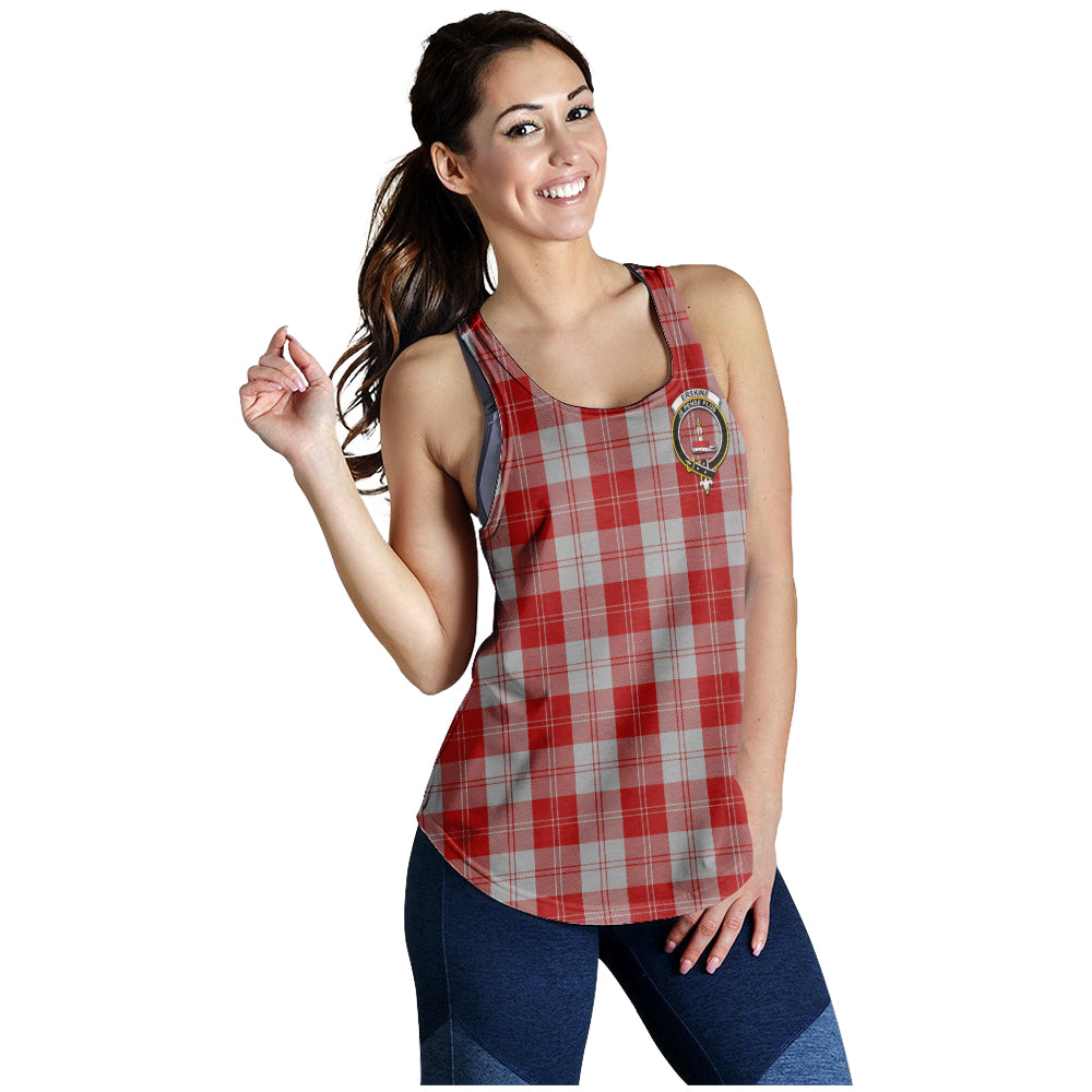 erskine-red-tartan-women-racerback-tanks-with-family-crest