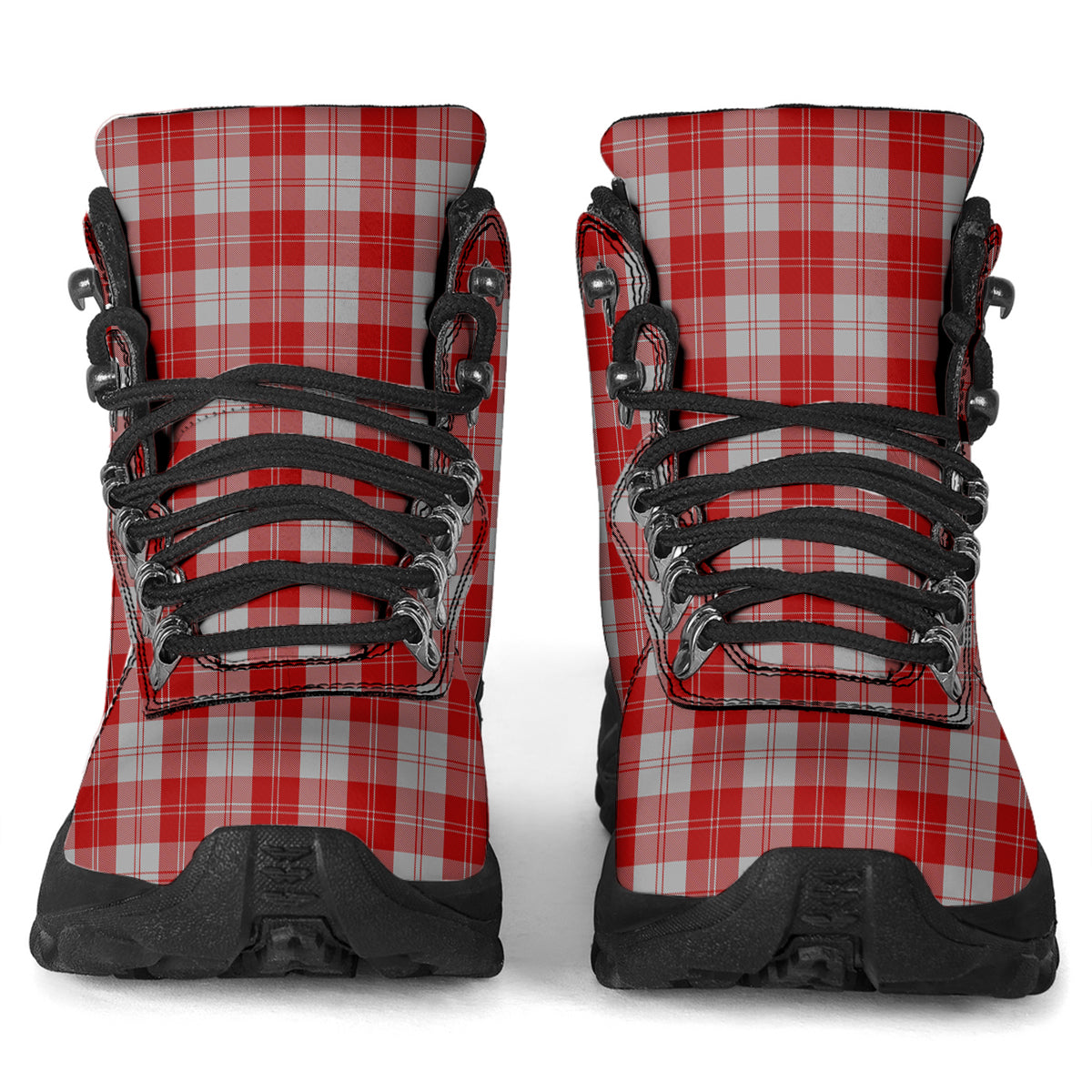 Erskine Red Tartan Alpine Boots - Tartanvibesclothing