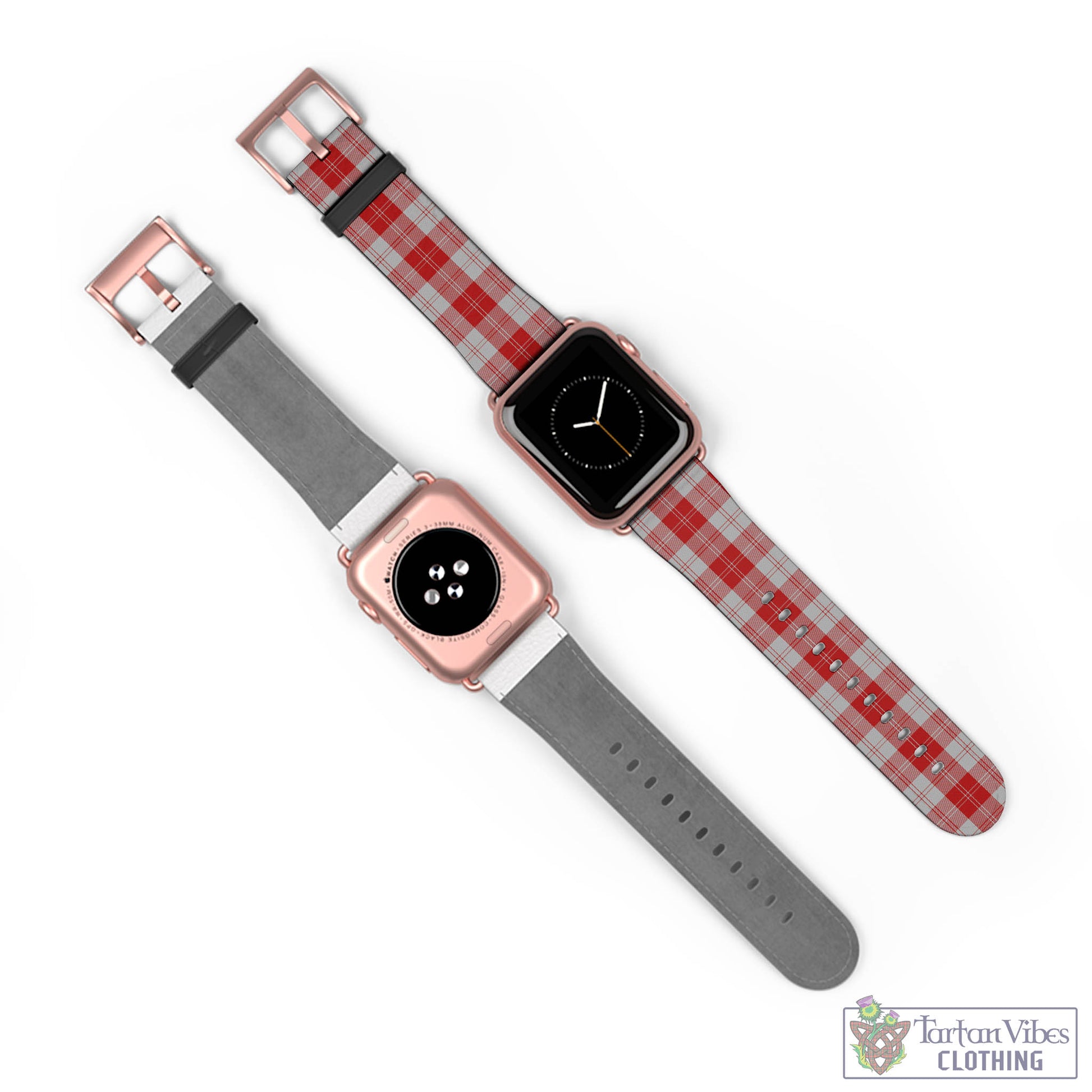 Tartan Vibes Clothing Erskine Red Tartan Watch Band