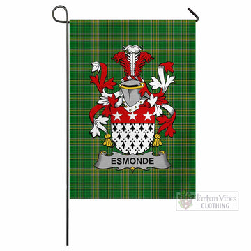 Esmonde Irish Clan Tartan Flag with Coat of Arms