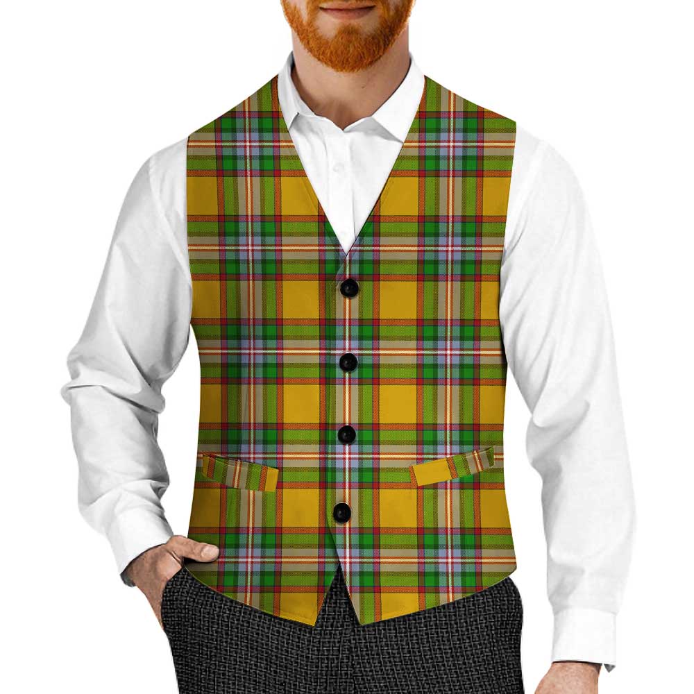 Tartan Vibes Clothing Essex County Canada Tartan Men's Sleeveless Suit Vest