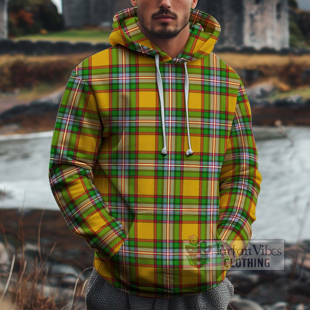 Essex County Canada Tartan Cotton Hoodie Pullover Hoodie XS - Tartan Vibes Clothing