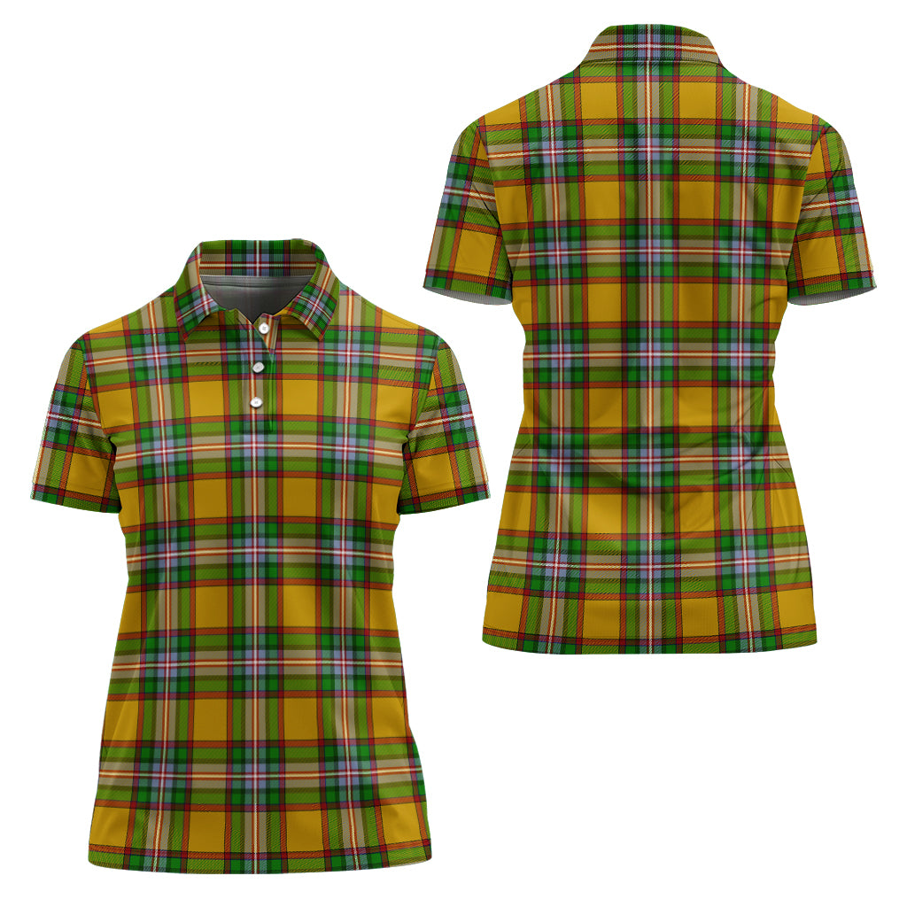 essex-county-canada-tartan-polo-shirt-for-women