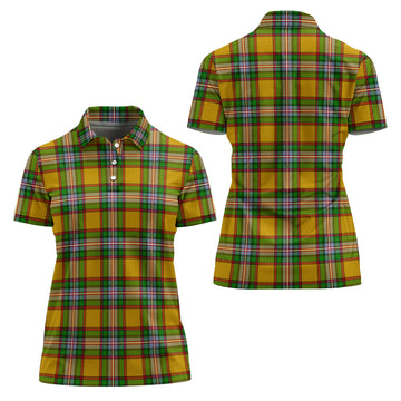 Essex County Canada Tartan Polo Shirt For Women