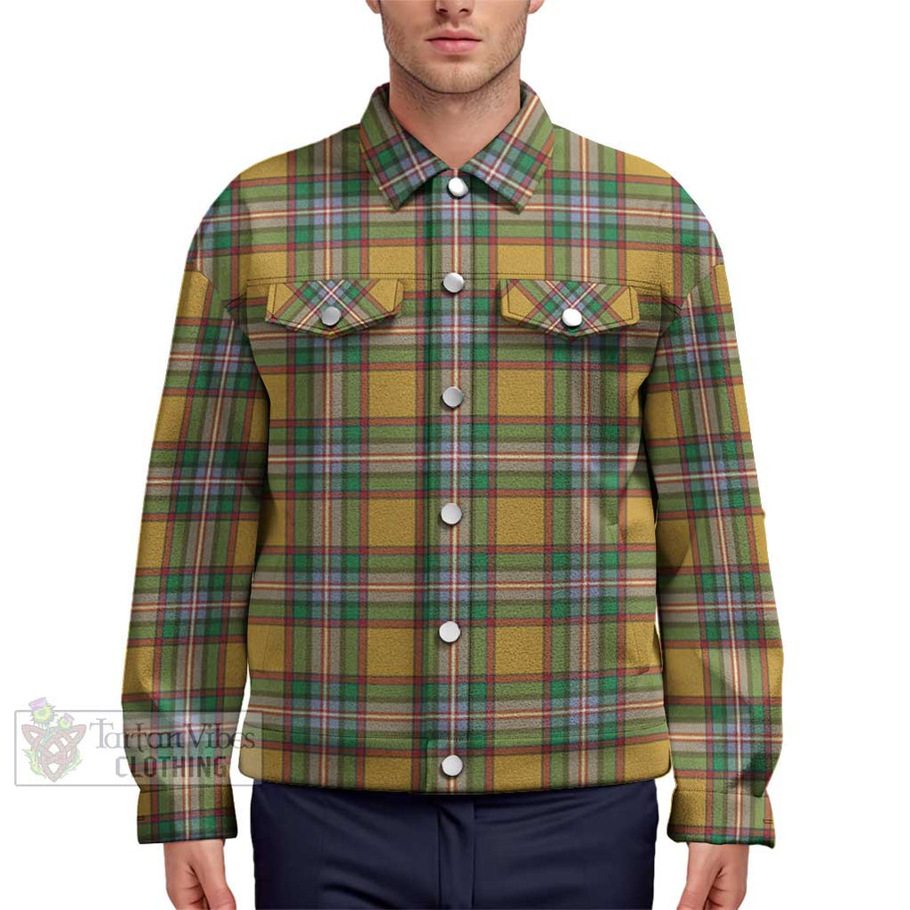 Essex County Canada Tartan Unisex Lapel Cotton Jacket Unisex - Tartan Vibes Clothing