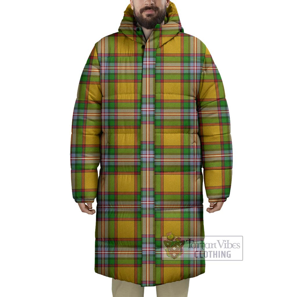 Tartan Vibes Clothing Essex County Canada Tartan Long Down Jacket