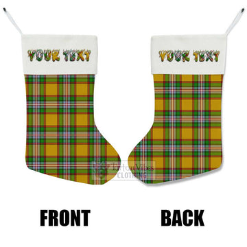 Essex County Canada Tartan Christmas Stocking with Personalized Text