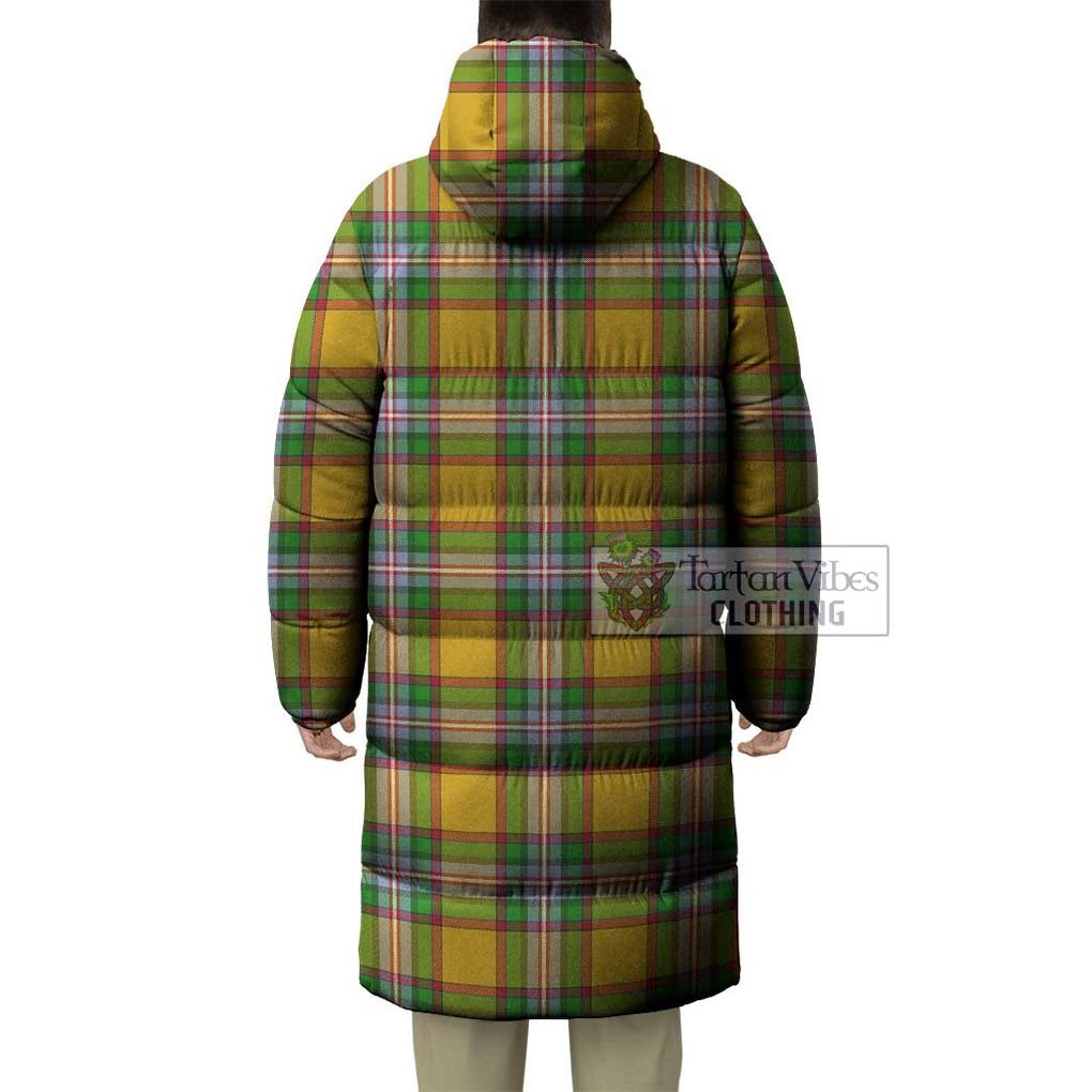 Tartan Vibes Clothing Essex County Canada Tartan Long Down Jacket