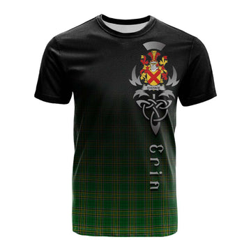 Eustace Irish Clan Cotton T-shirt with Coat of Arms Erin Go Bragh Celtic Inspired Kid's Shirt - Tartan Vibes Clothing
